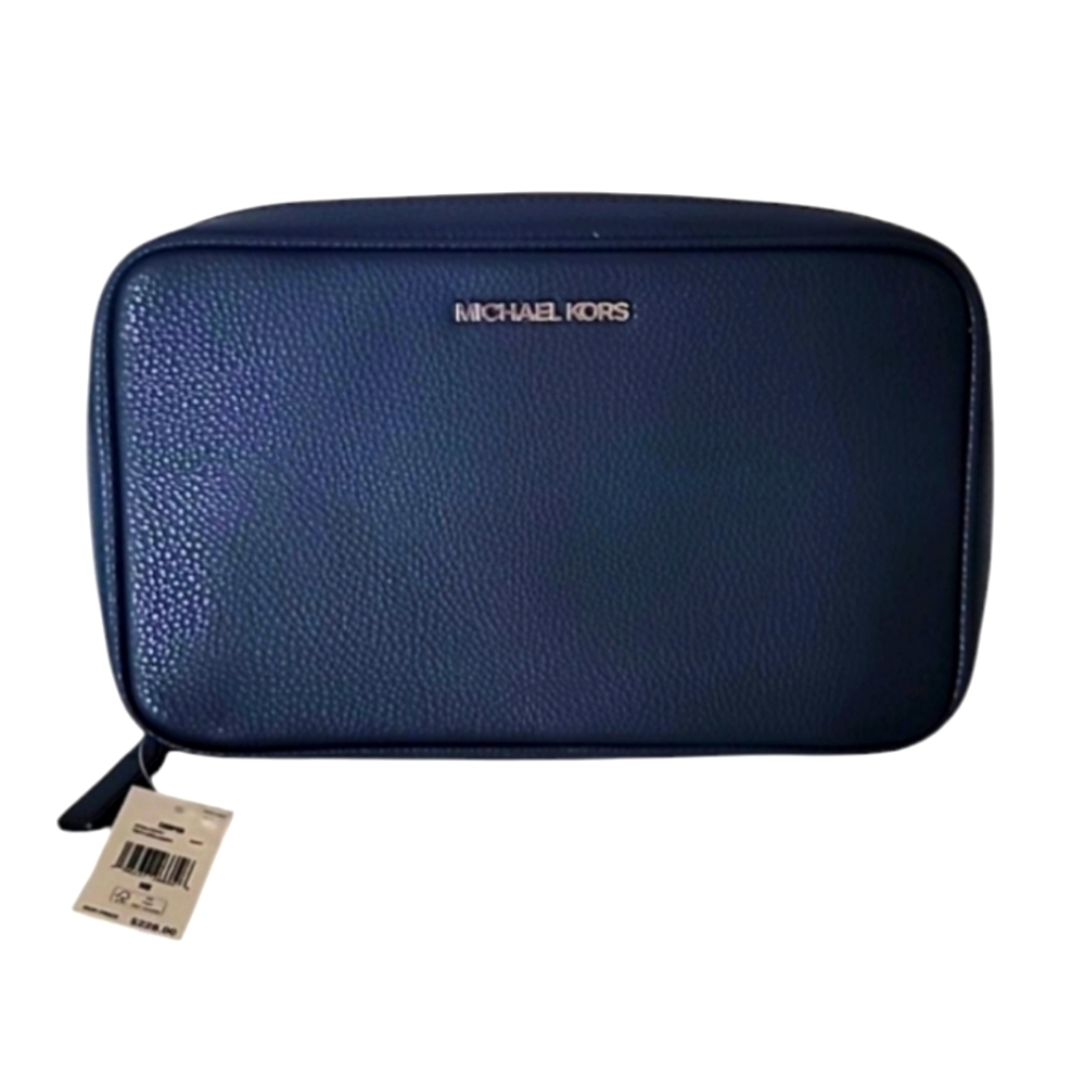 Michael Kors Tech Organizer Bag NWT navy blue